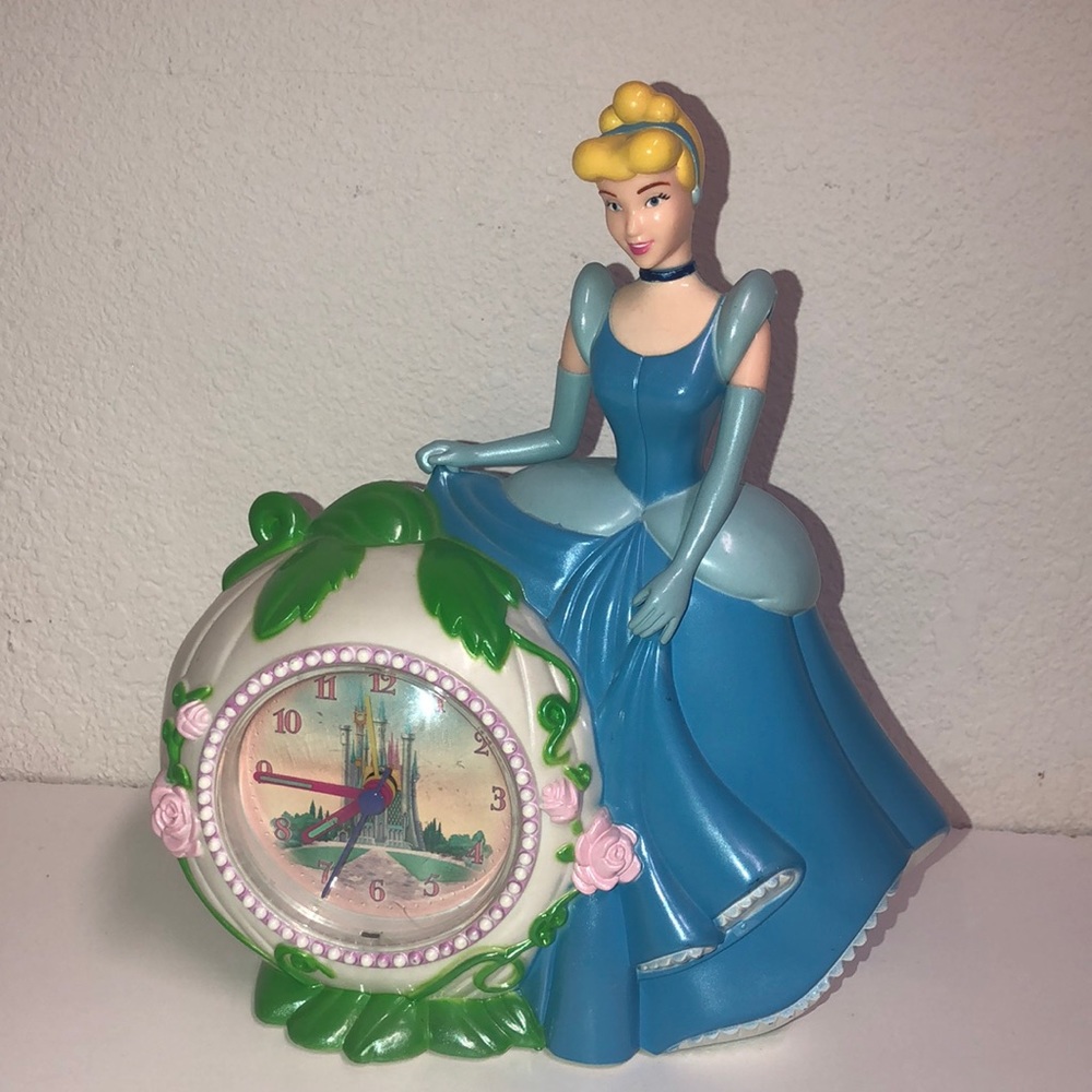 Disney princess Cinderella  clock and piggy bank